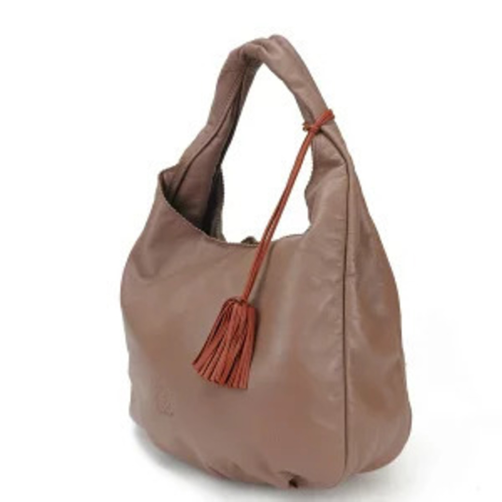 Loewe Shoulder leather pink One Anagram nappa Hobo bag